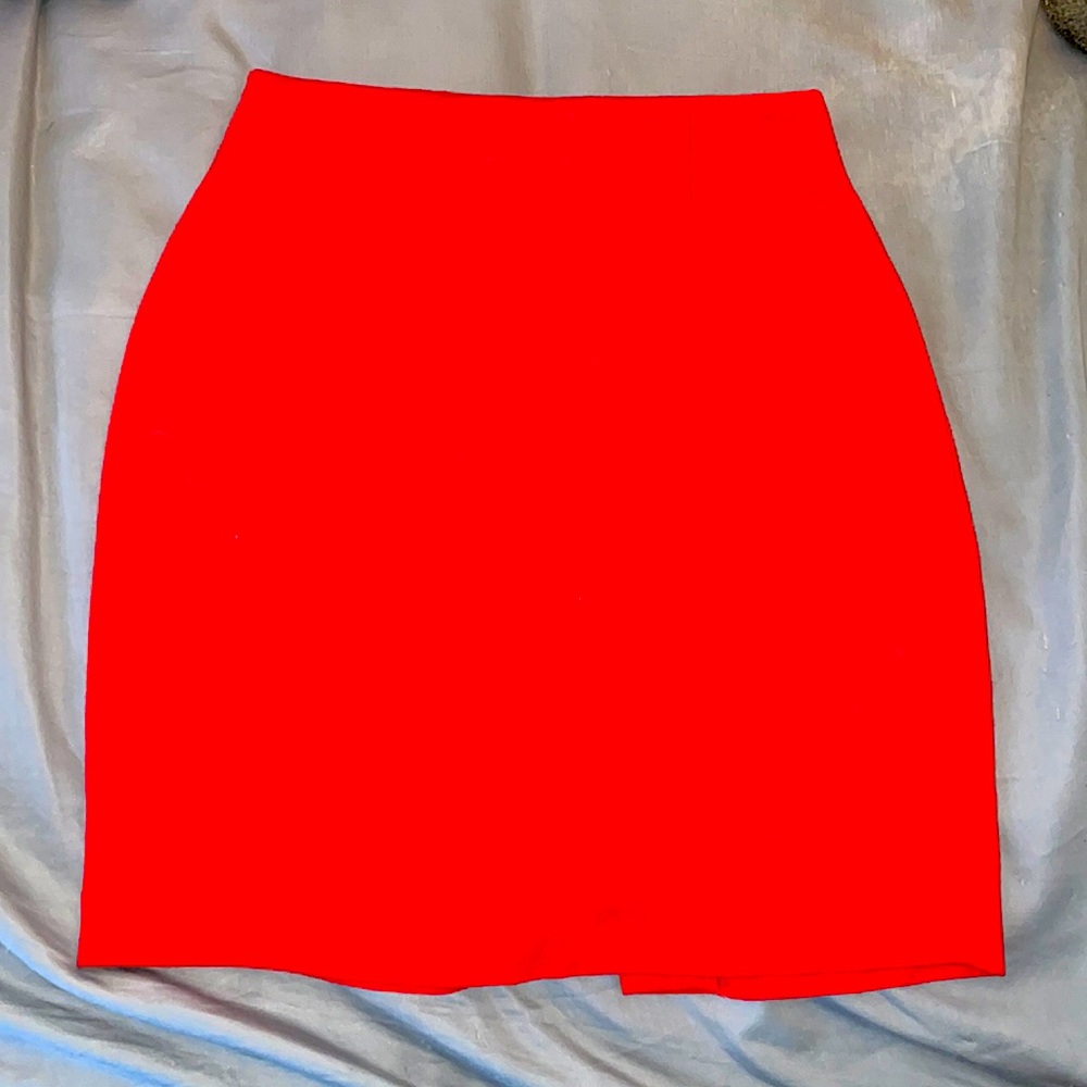 Red Pencil Skirt